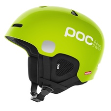 Dětská cyklistická helma POC POCito Auric Cut SPIN Fluorescent Yellow/Green 