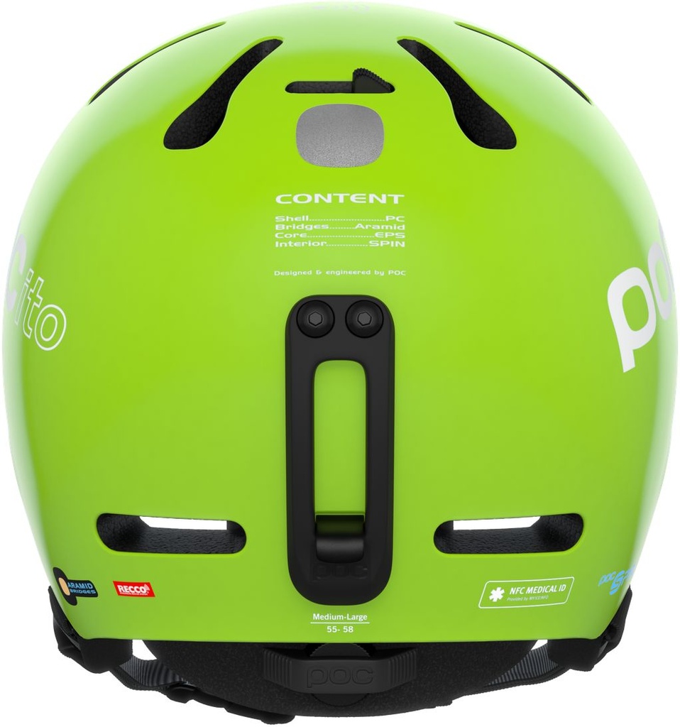 Dětská lyžařská helma POC POCito Fornix MIPS Fluorescent Yellow/Green - Dětská lyžařská helma POC POCito Fornix MIPS Fluorescent Yellow/Green