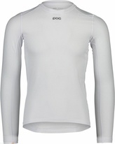 Cyklistický dres POC Essential Layer LS jersey Hydrogen White