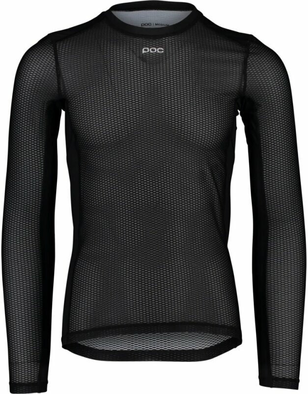 Cyklistický dres POC Essential Layer LS jersey Uranium Black