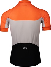 Cyklistický dres POC Essential Road Light Jersey Granite Grey/Zink Orange - Cyklistický dres POC Essential Road Light Jersey Granite Grey/Zink Orange
