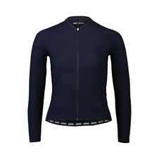 Dámský cyklistický dres POC Essential Road W's LS Jersey Navy Black