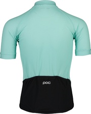 Dámský cyklistický dres POC W's Essential Road Logo jersey Lt Fluorite Green/Fluorite Green - Dámský cyklistický dres POC W's Essential Road Logo jersey Lt Fluorite Green/Fluorite Green