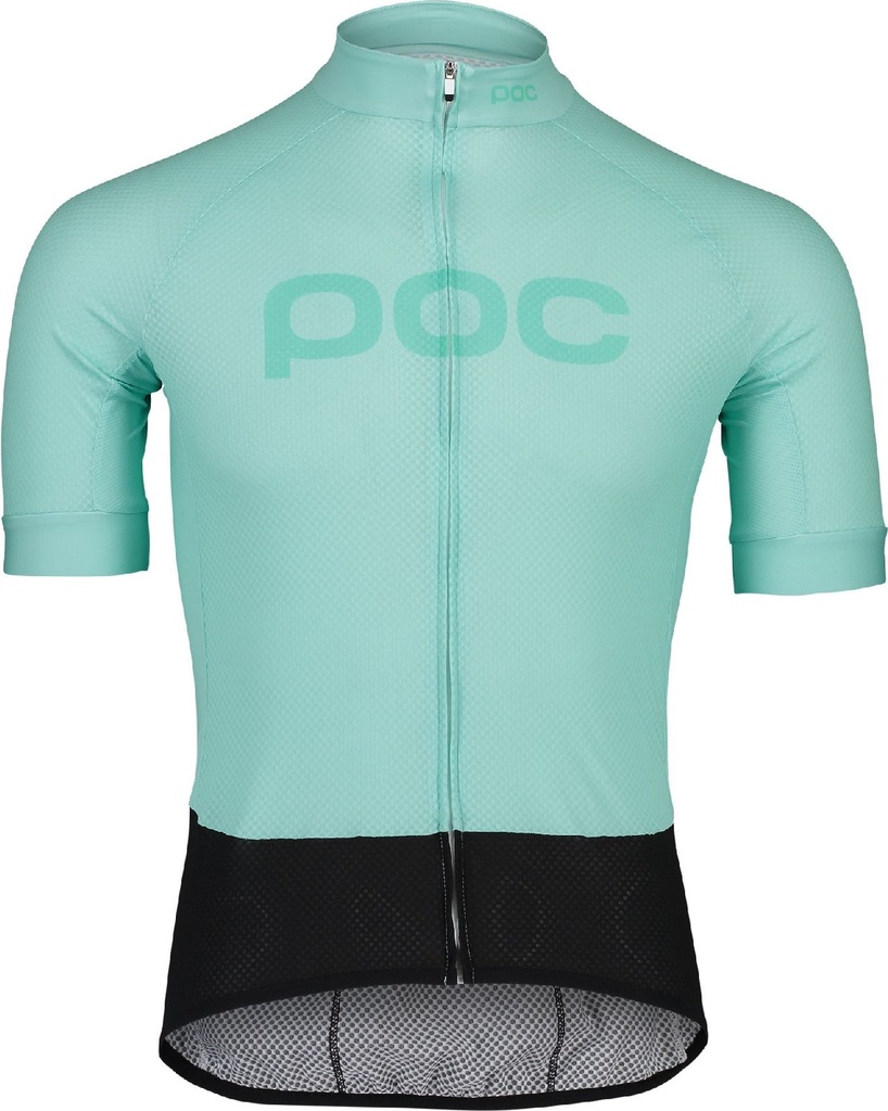 Dámský cyklistický dres POC W's Essential Road Logo jersey Lt Fluorite Green/Fluorite Green - Dámský cyklistický dres POC W's Essential Road Logo jersey Lt Fluorite Green/Fluorite Green