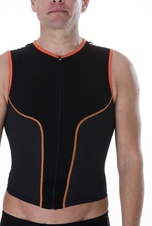 iSinglet men's Black / Orange