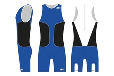 oSuit men's Blue / Black / White