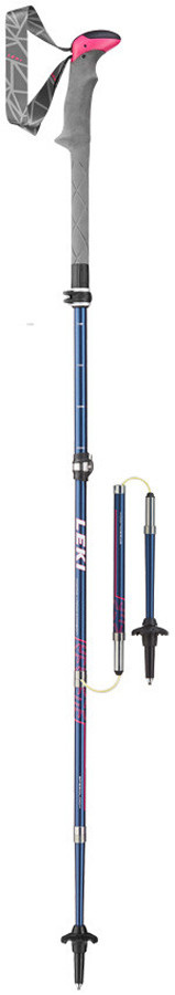 Trekingové hole Leki Micro Vario Carbon Lady, deepblue-white-berry, 100 - 120 cm -  Trekingové hole Leki Micro Vario Carbon Lady, deepblue-white-berry, 100 - 120 cm