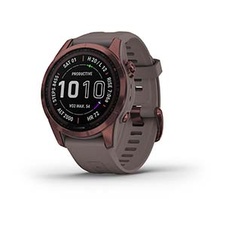 Garmin Fenix 7S PRO Sapphire Solar,Titan Dark Bronze  / Grey Band	