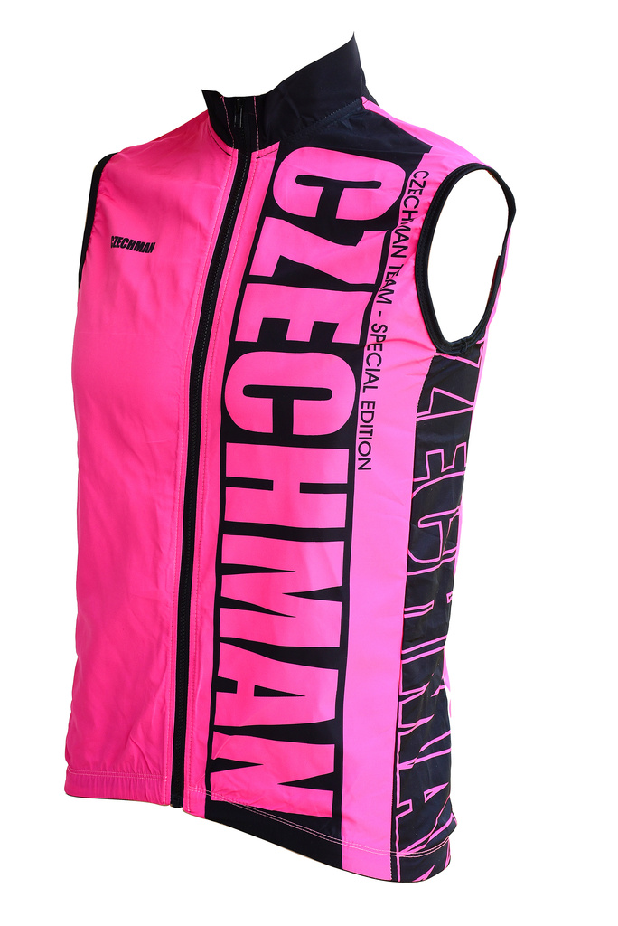 Cyklistická vesta - Růžová