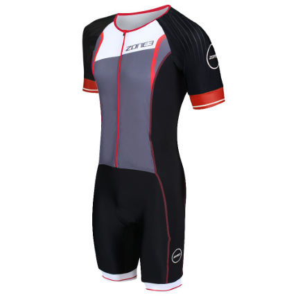 Zone3 men's lava long distance short sleeve top aero suit