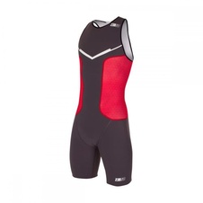 Pánský triatlonový dres Z3ROD Racer TRISUIT MAN Grey:Red S 1