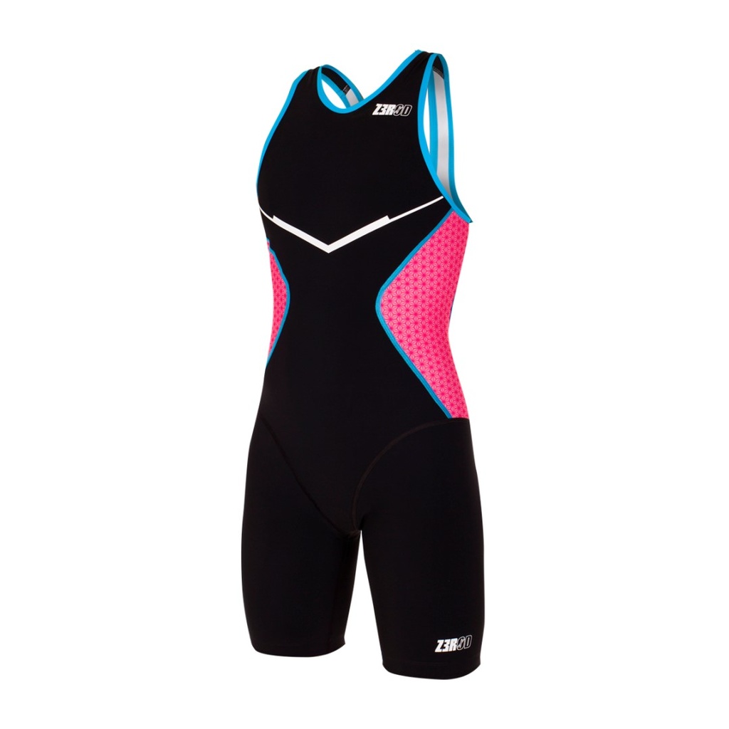 Dámsky triatlonový dres Z3ROD Racer TRSUIT WOMAN Black:Pink:Atoll M 2