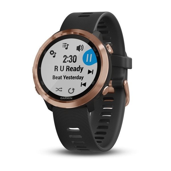 Garmin Forerunner 645 Music Optic Rose Gold, Black band