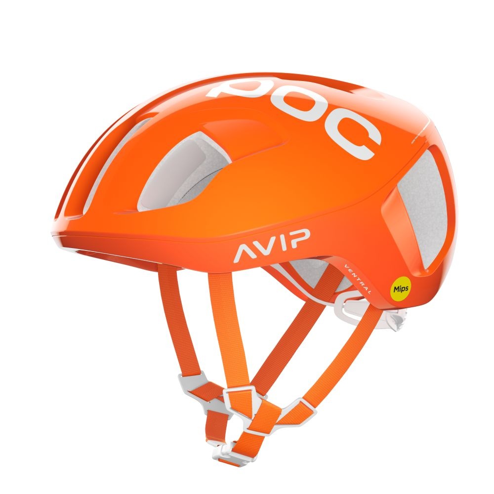 Cyklistická helma POC Ventral MIPS Fluorescent Orange AVIP - ventral-mips-fluorescent-orange-avip-sml