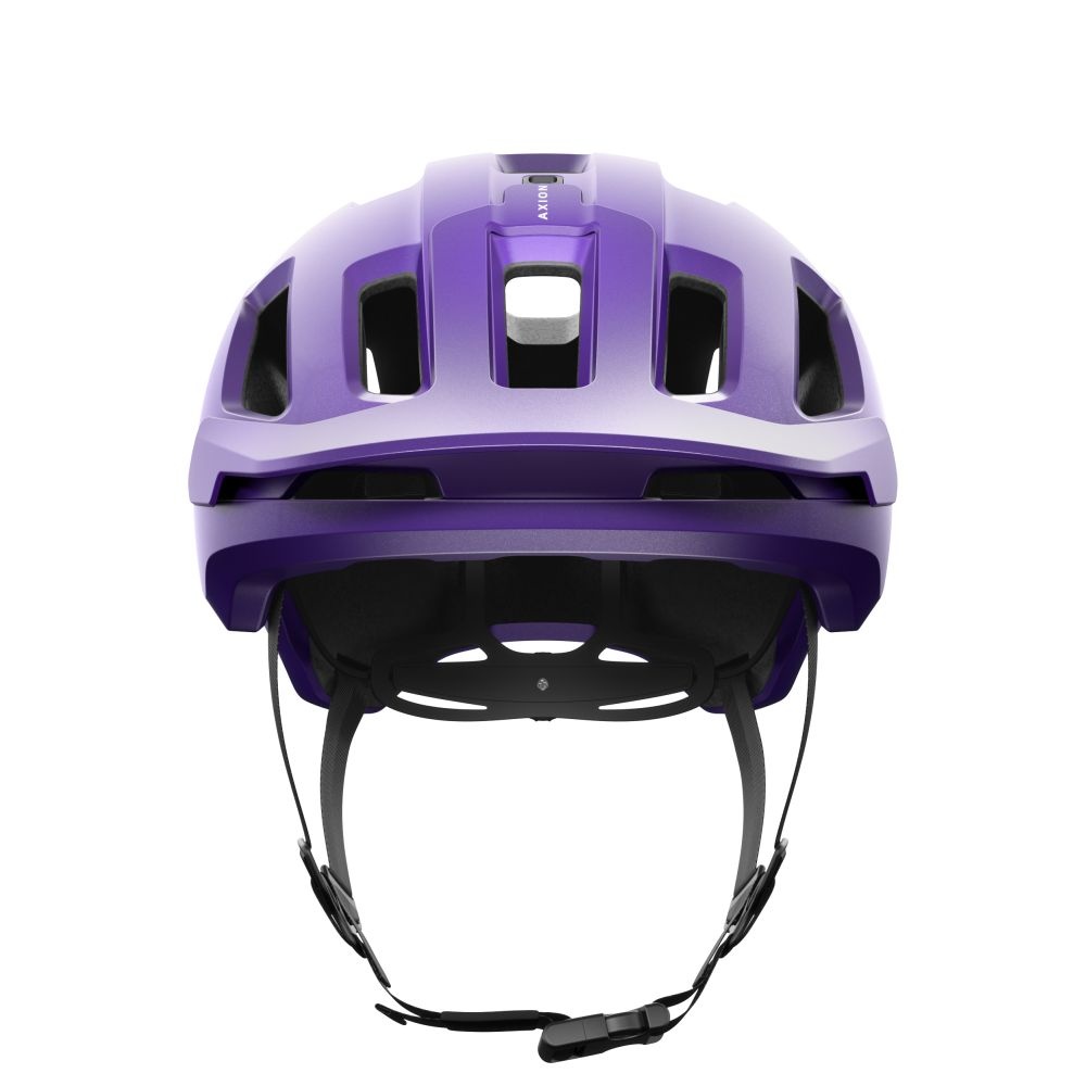 Cyklistická helma POC Axion Race MIPS Sapphire Purple/Uranium Black Metallic/Matt - pc107438442-02