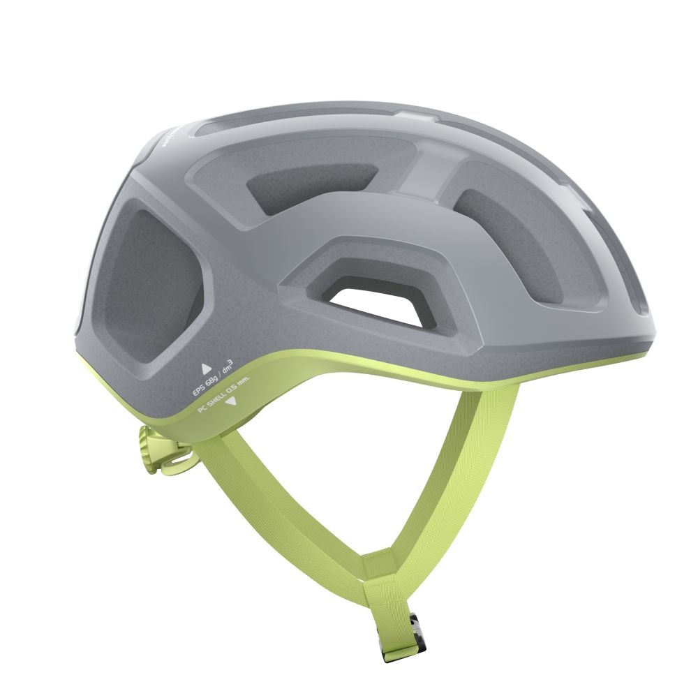 Cyklistická helma POC Ventral Lite Granite Grey/Lemon Calcite Matt  - pc106938436-02
