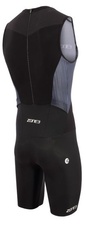 Pánska kombinéza Zone3 MEN'S AEROFORCE-X SLEEVELESS TRISUIT - BLACK/GREY - zone3-triwear-aeroforcex-mens-trisuit-cutout-back_2