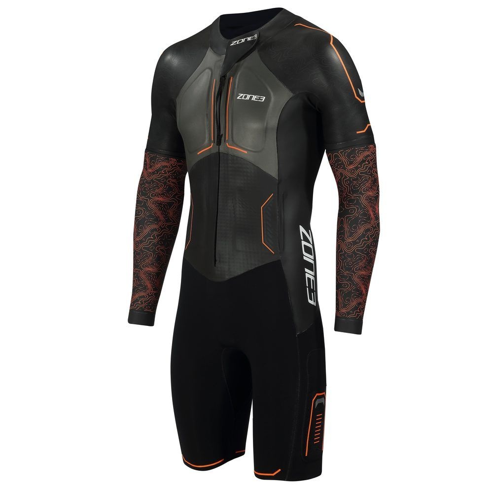 ZONE3 Pánský neopren - Swimrun evolution - Black/Orange/Gunmetal - men-s-evolution-swimrun-black-orange-gunmetal-m