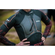 ZONE3 Pánský neopren - Swimrun evolution - Black/Orange/Gunmetal - zone3-mens-evolution-swimrun-wetsuit-black-orange-gunmetal-12-978397