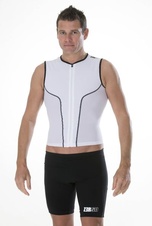 Pánský dres Z3ROD IRON iSINGLET MAN WHITE - IRON ISINGLET MAN WHITE zepředu