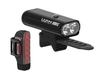 Přední a zadní světlo Lezyne CONNECT DRIVE PRO 1000XL / STRIP CONNECT PAIR BLACK - connect-drive-pro-1000xl-strip-connect-pair-black