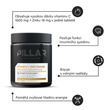 PILLAR PERFORMANCE VITAMIN C + ZINC - Zinc+C