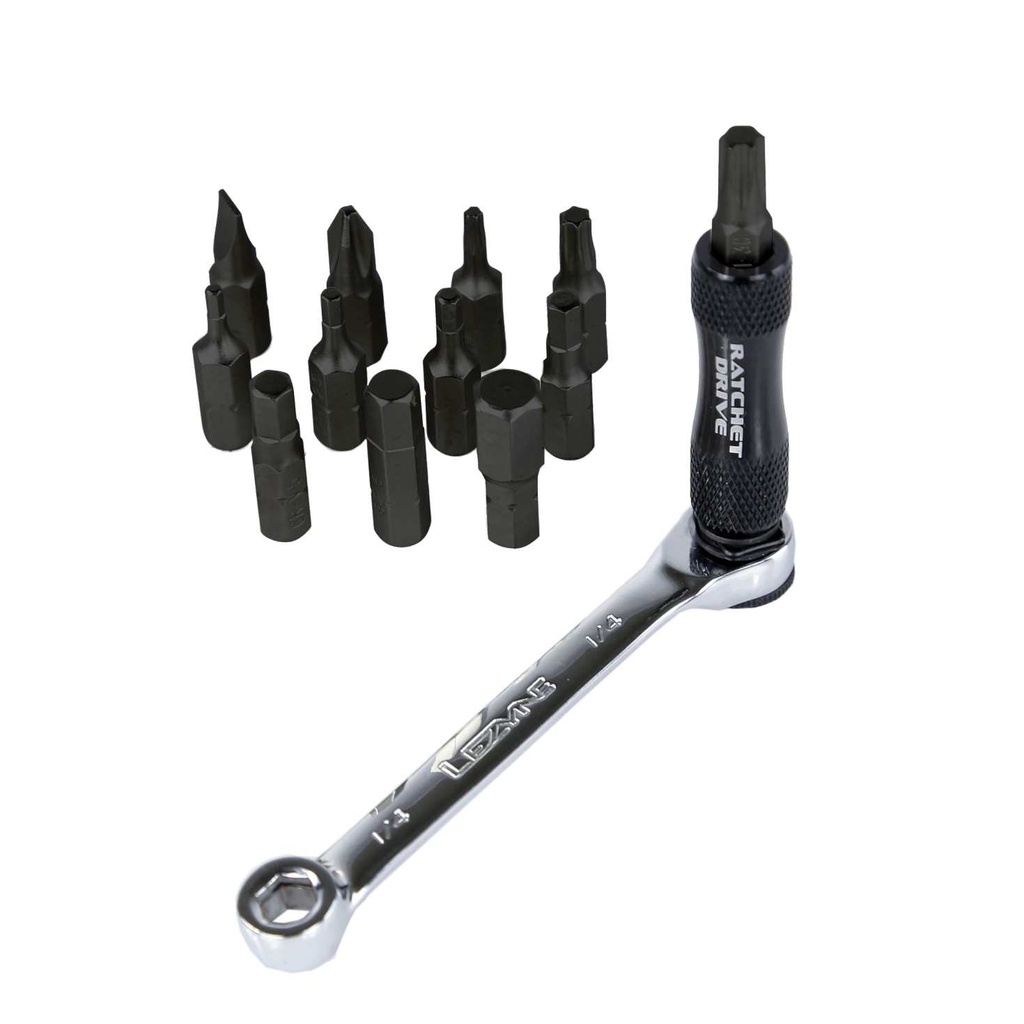 Multiklíč Lezyne RATCHET KIT BLACK/NICKEL - ratchet-kit-black-nickel