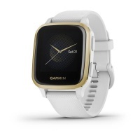 Garmin Venu Sq2 Cream Gold / White silicone band - venusq2 white