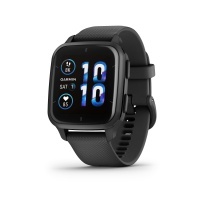 Garmin Venu Sq2 Music Edition Slate / Black silicone band - venu sq2 music black