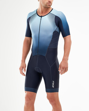 Pánský triatlonový dres s rukávem 2XU Midnight/Fresh Ombre vel. S - MT5525d-MDNFMB_3