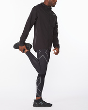 Pánská lehká bunda 2XU Black/Silver Reflective - MR6499a-BLKSRF_3