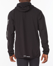 Pánská lehká bunda 2XU Black/Silver Reflective - MR6499a-BLKSRF_2