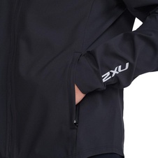 Pánská šusťáková bunda 2XU Black/Silver Reflective - MR6858a-BLKSRF_4