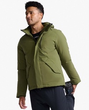 Pánská zimní bunda 2XU  Moss/Black - MR6886a-WMOBLK_4