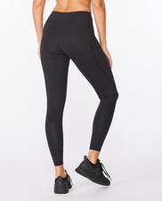 Dámské kompresní legíny 2XU Black/Dotted Black Logo - WA2864b-BLKDBK_2