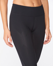 Dámské kompresní legíny 2XU Black/Dotted Black Logo - WA2864b-BLKDBK_5