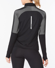 Dámská lehká bunda 2XU Black/Silver Reflective vel S - WR6563a-BLKSRF_2