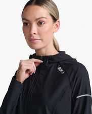 Dámská lehká AERO bunda 2XU Black/Silver Reflective - WR6859a-BLKSRF_3