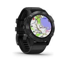 Garmin Fenix 6 PRO Glass, Black/Black Band (MAP/Music)