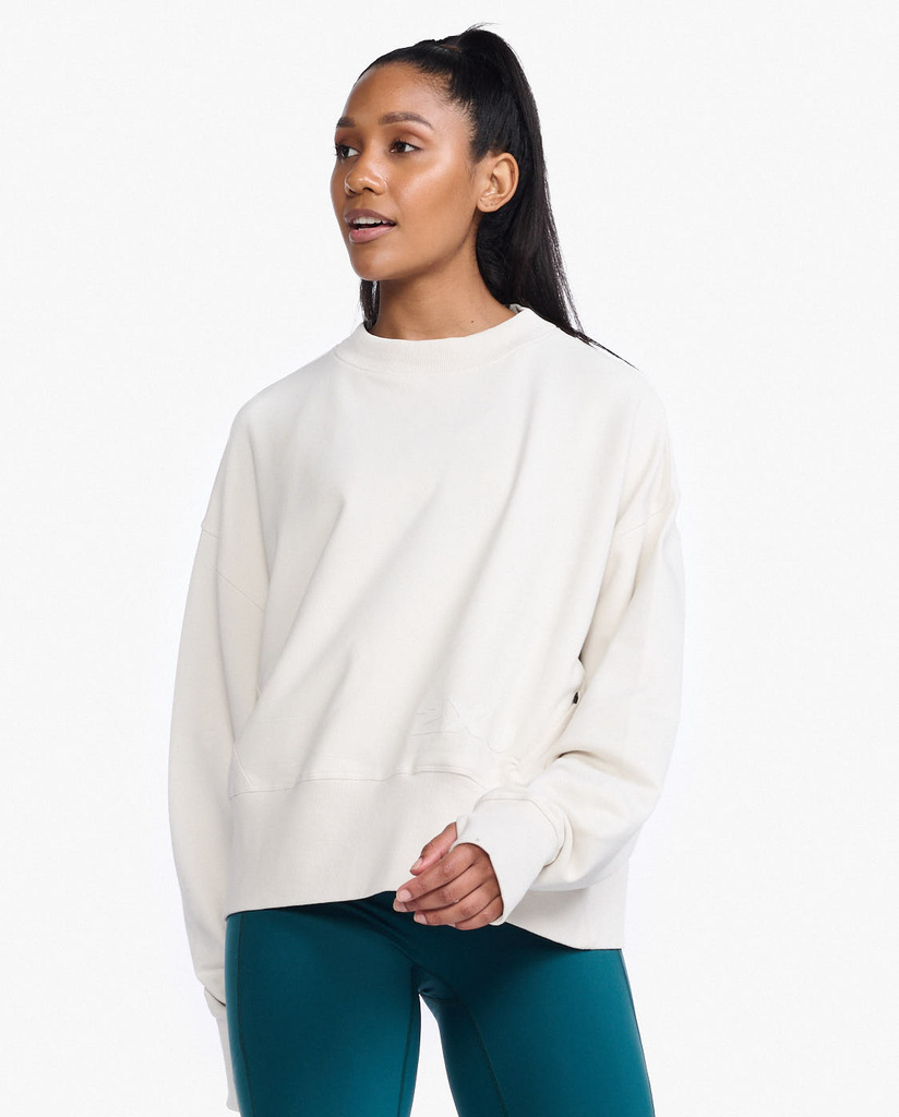 Dámská mikina 2XU White/Off White - WR6871a-OFFOFF_1