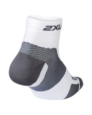 Ponožky 2XU 3/4 White/Grey vel. M - UA5046e-WHTGRY_4