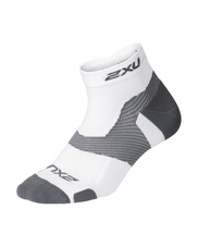 Ponožky 2XU 3/4 White/Grey vel. S - UA5047e-WHTGRY_3