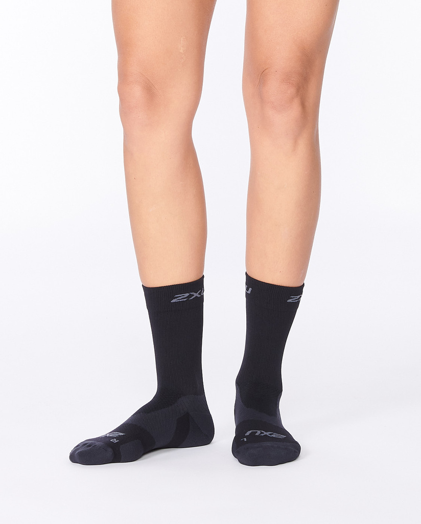 Ponožky Vectr 2XU Black/Titanium - UA5052e-BLKTTM_1