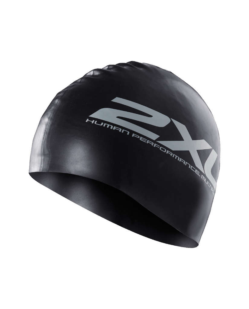 Plavecká čepice 2XU Black/Black - US1355f-BLKBLK_1