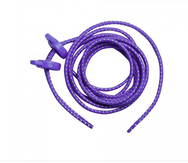 Zone3 Elastic Laces - PURPLE - OS - Výstřižek