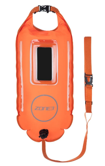 Zone3 - 2 LED LIGHT SWIM SAFETY BUOY / DRY BAG 28L - WATERPROOF PHONE POUCH INC - Výstřižek8