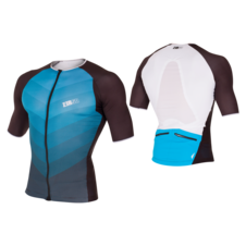 Pánský dres Z3ROD RACER TTSINGLET MAN BLACK ATOLL - RACER TTSINGLET MAN BLACK ATOLL zepředu a zezadu