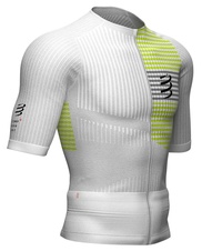 Pánský triatlonový dres COMPRESSPORT Tri Postural SS Top - tri-postural-ss-top-white-xl_l