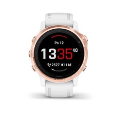 Garmin Fenix 6S PRO Glass, RoseGold/White Band (MAP/Music)