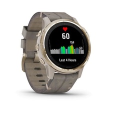 Garmin Fenix 6S PRO Sapphire, Gold/Suede Band (MAP/Music)